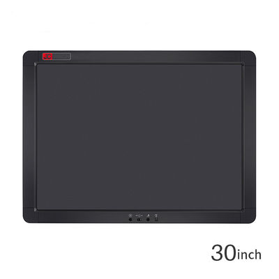 Tableta portátil del tablero de escritura del LCD de 30 pulgadas, tablón de anuncios del LCD de la escuela del indicador digital